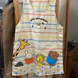 MIFFY AND ANIMAL 🦒 New Japan 🇯🇵 teacher nursery apron